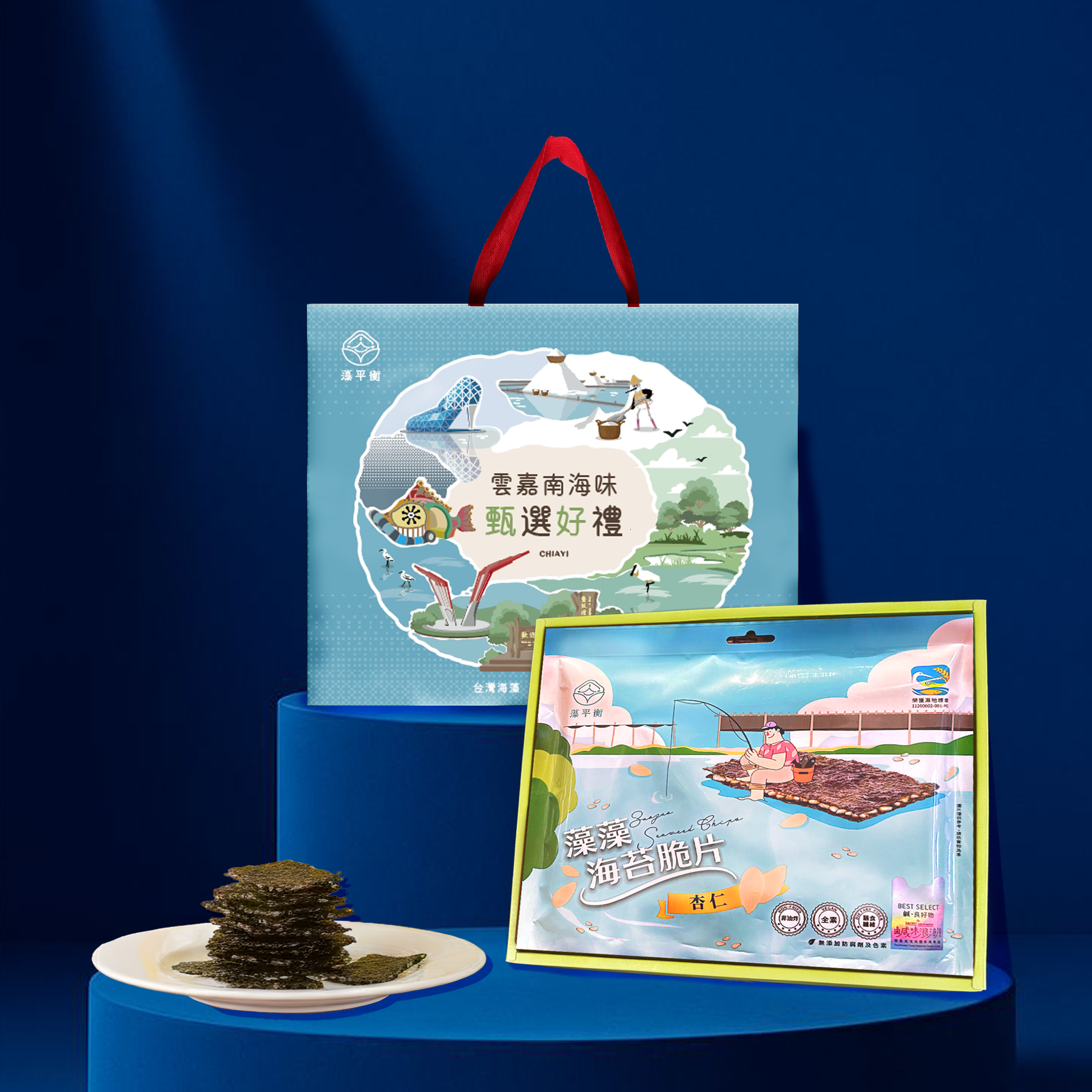 海苔夾心脆片 杏仁口味